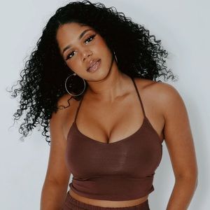 Klassy Network Strappy Back Brami (Crop) NWT